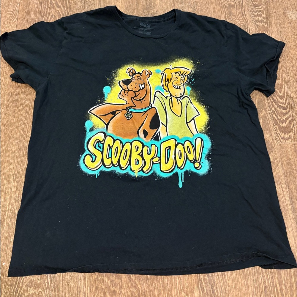 Scooby-Doo Black Graphic T-Shirt
